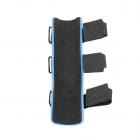 Férula para tarso a medida para perros, gatos y otros animales impresa en 3D colores rosa vista frontal