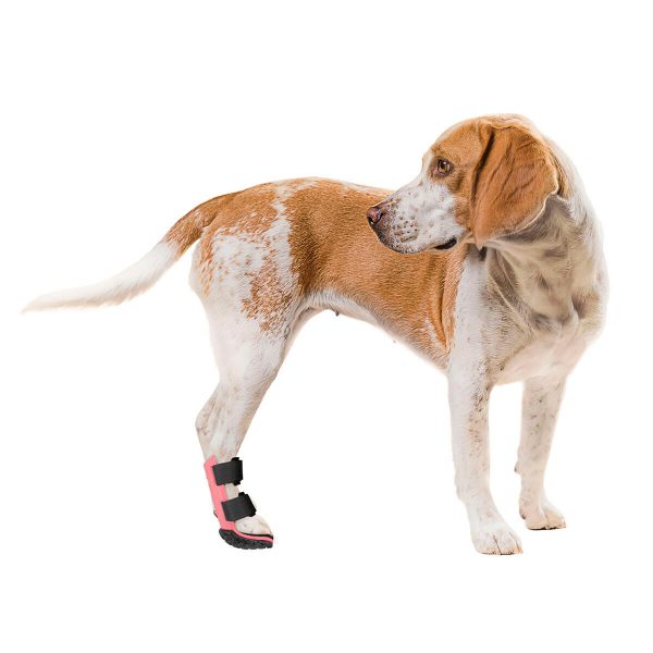 Férula de bota corta a medida para perros y otros animales impresa en 3D