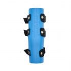 Custom made carpal splint for dogs, cats and other animals 3D printed in blue back colors
