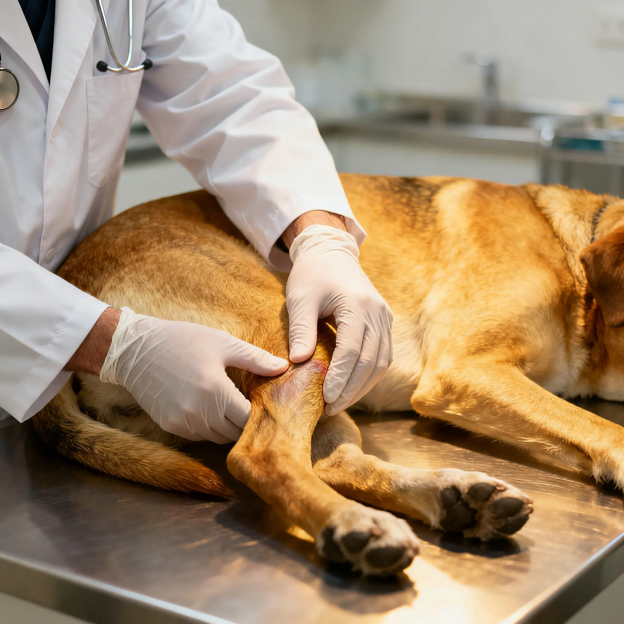 rodillera perro ligamento cruzado