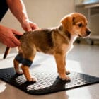 banda ortopédica para síndrome del cachorro nadador en perros